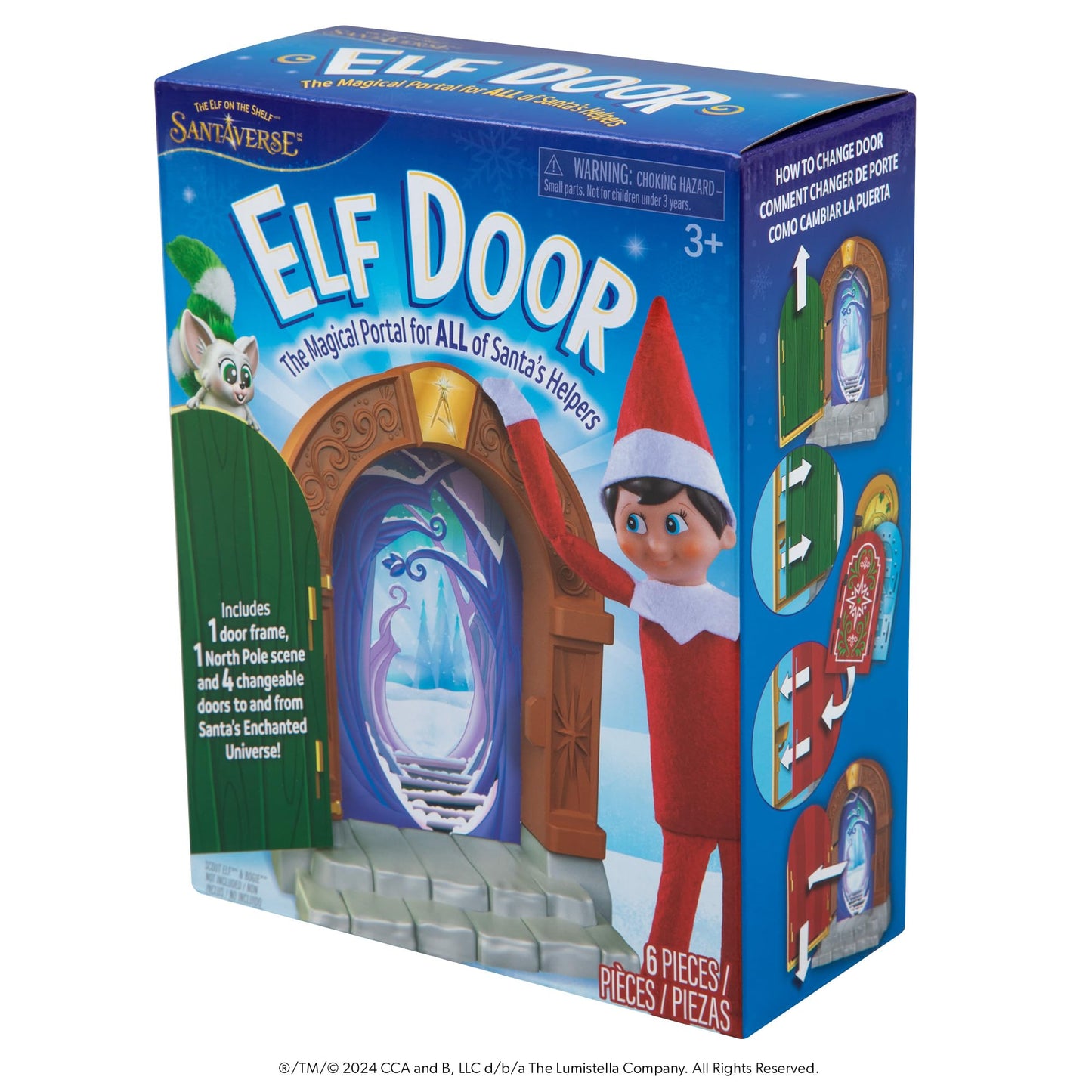 The Elf on the Shelf® Brown Eyed Girl & Elf Door - A Magical Portal