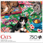 Buffalo Games Cat Puzzle for Adults, Puzzle Playtime, 750 Piece, 24x18 in