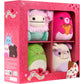 Squishmallows Original 4-Pack - Official Jazwares Plush Box Set (Little)