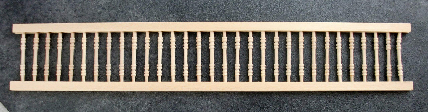 Dollhouse Miniature 2x12 Round Porch Railing #Cl70247