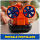 Paw Patrol, Zuma’s Hovercraft, Toy Vehicle with Collectible Action Figure, Sustainably Minded Kids Toys for Boys & Girls Ages 3 and Up