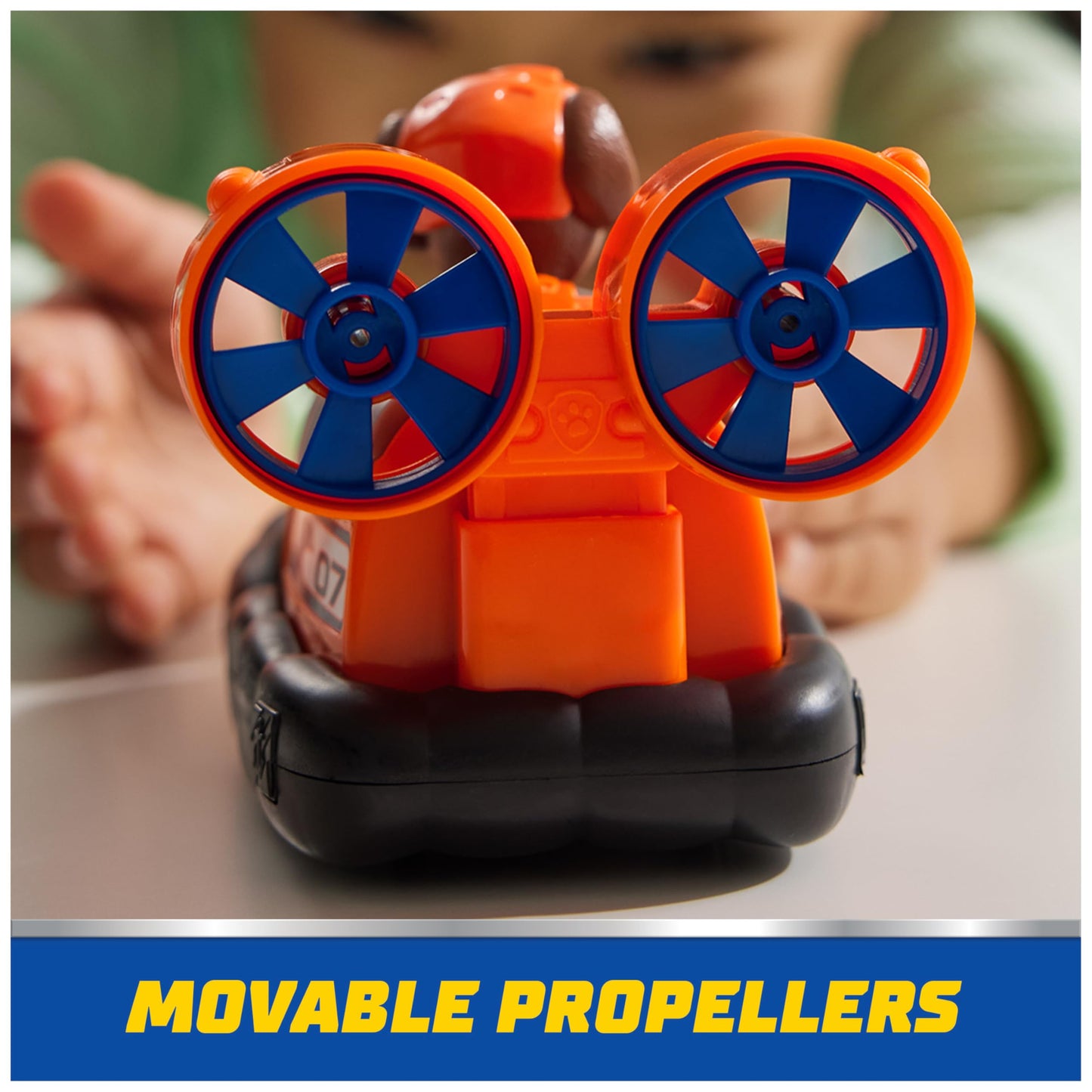 Paw Patrol, Zuma’s Hovercraft, Toy Vehicle with Collectible Action Figure, Sustainably Minded Kids Toys for Boys & Girls Ages 3 and Up