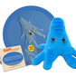 GIANTmicrobes Amoeba Plush - Learn About Nature and Biology with This Cuddly Plush, Unique Gift for Family, Friends, Water Lovers, Scientists