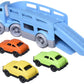 Green Toys Car Carrier, Blue CB - Pretend Play, Motor Skills, Kids Toy Vehicles. No BPA, phthalates, PVC. Dishwasher Safe, Recycled Plastic, Made in