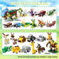 TENYEAH 20 Pack Mini Animal Party Favors, Bulk Building Blocks Set as Goodie Bags, Classroom Prizes, Easter Birthday Gifts