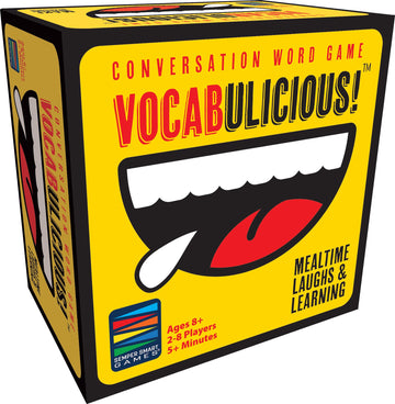 Semper Smart Games VOCABULICIOUS! The Vocabulary, Word, and Conversation Activity for Kids and Families - Fun Educational Game for Learning Vocabulary
