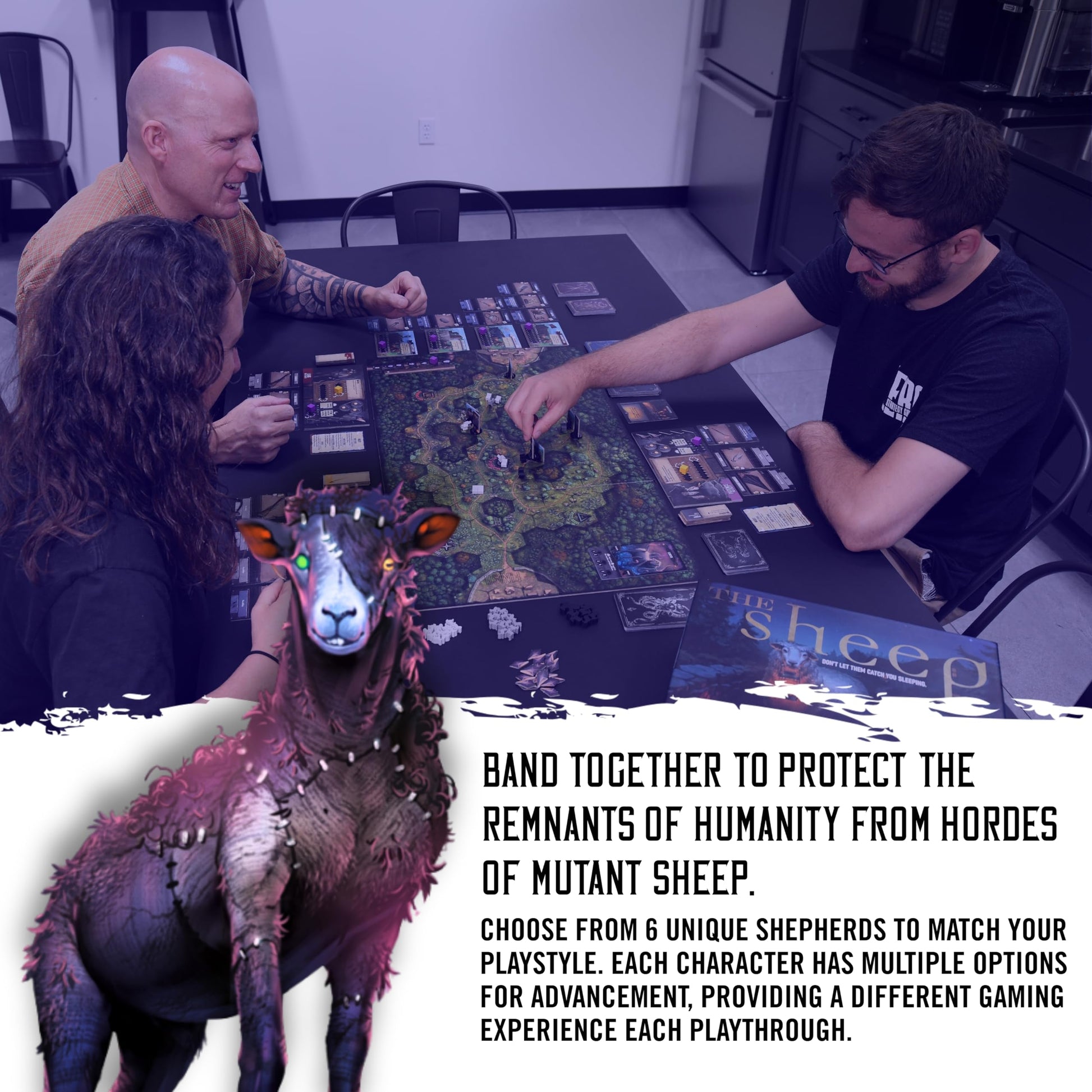 The Sheep Board Game - Co-op Horror Comedy Strategy Game