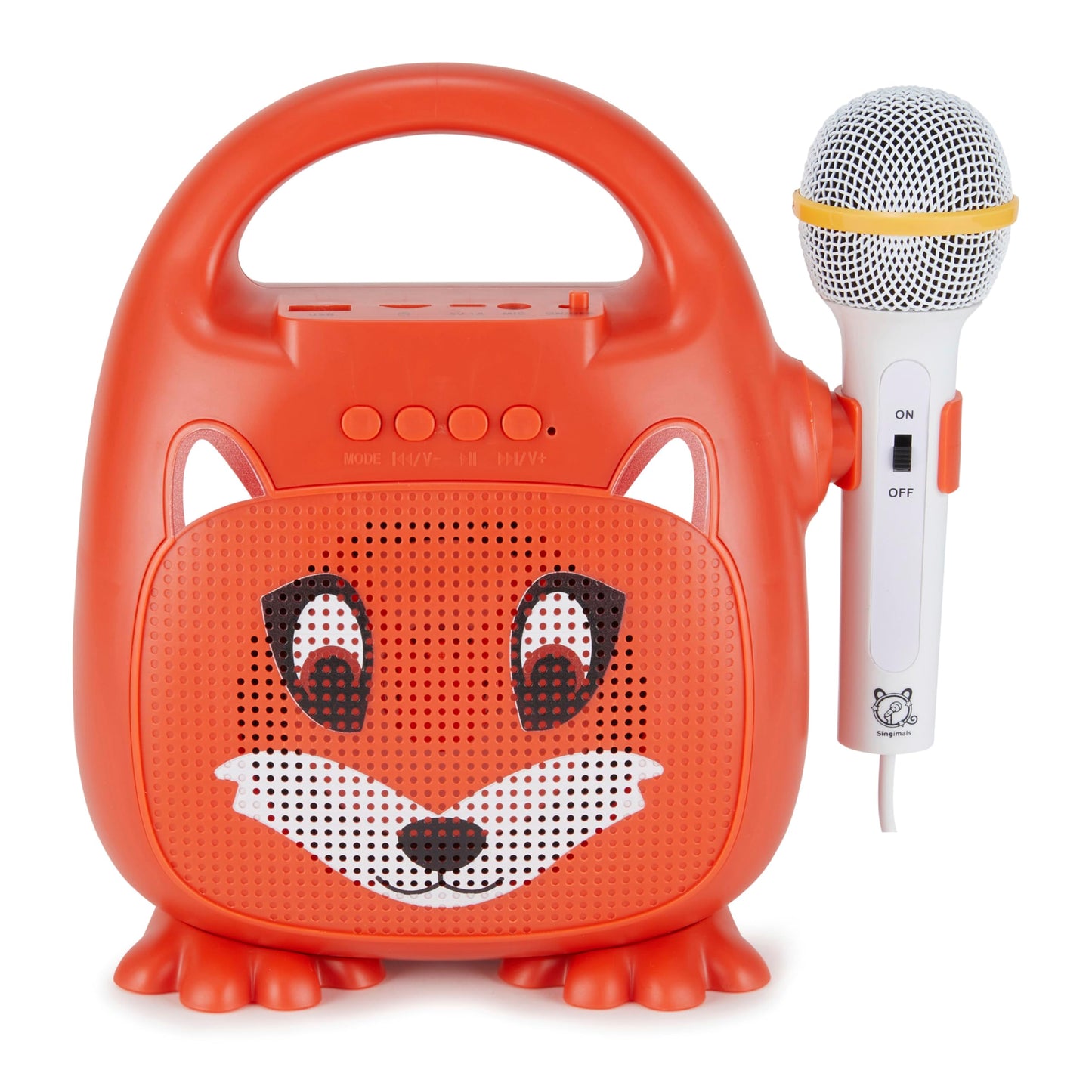 Singimals Kids Karaoke Speaker with Microphone - Unleash Your Child's Inner Superstar, Bluetooth v5.1, 12H Playtime, 5W Speaker, Multicolor LED