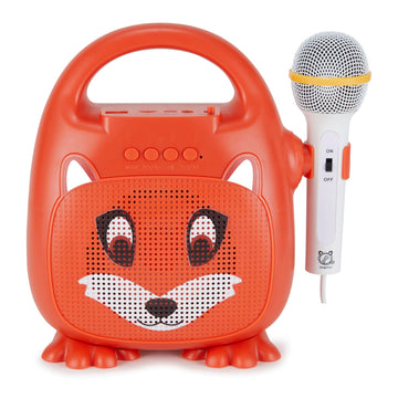 Singimals Kids Karaoke Speaker with Microphone - Unleash Your Child's Inner Superstar, Bluetooth v5.1, 12H Playtime, 5W Speaker, Multicolor LED