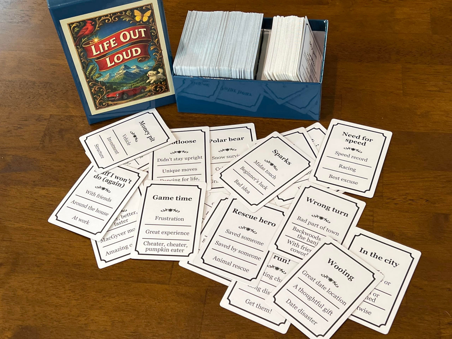 Life Out Loud: The Storytelling Card Game for Friends & Family | Real Stories, Big Fun, Unforgettable Nights | 3-8 Players, Ages 17+