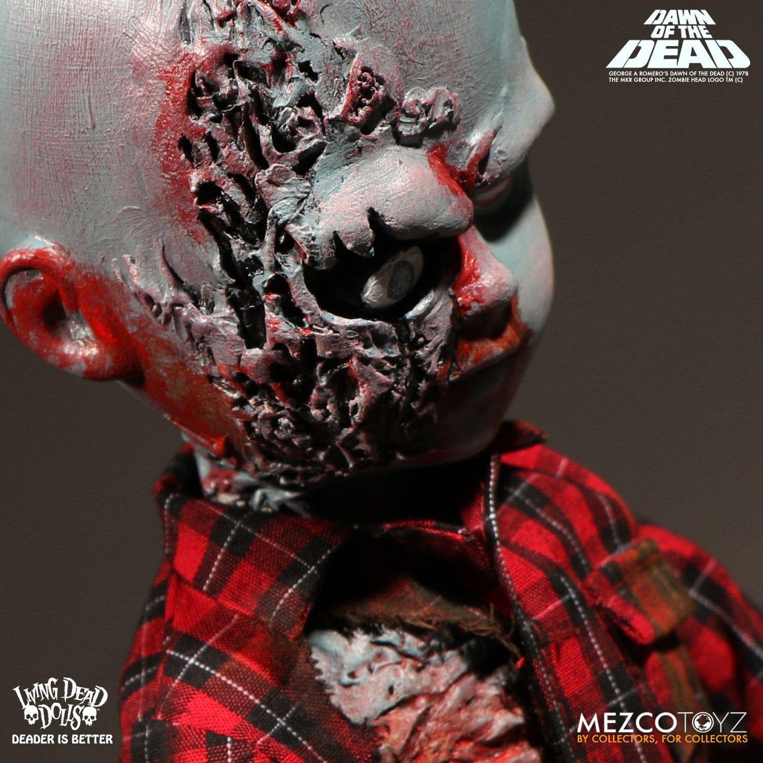 Living Dead Dolls Dawn of the Dead Plaid Shirt Zombie 10-Inch Doll