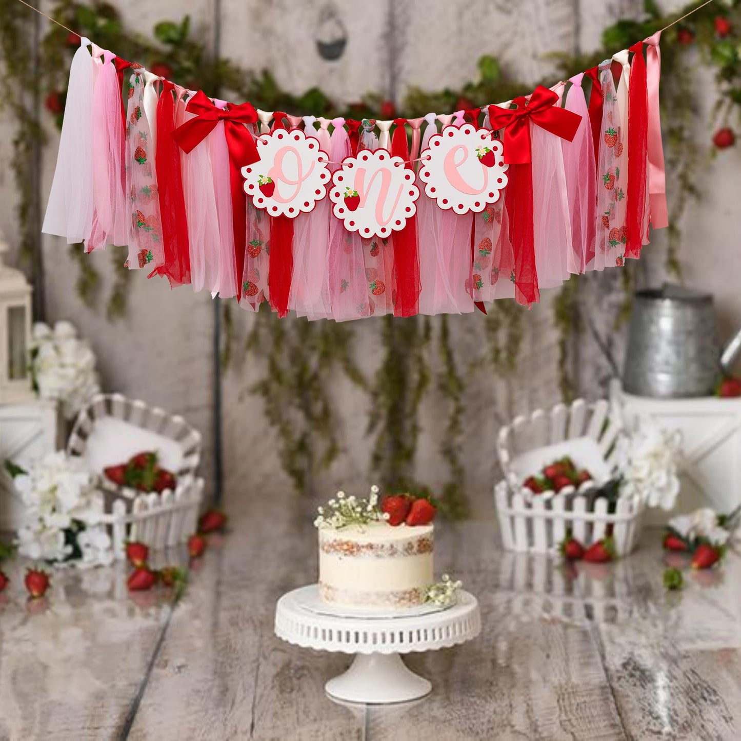 CIEQR Strawberry One Highchair Banner