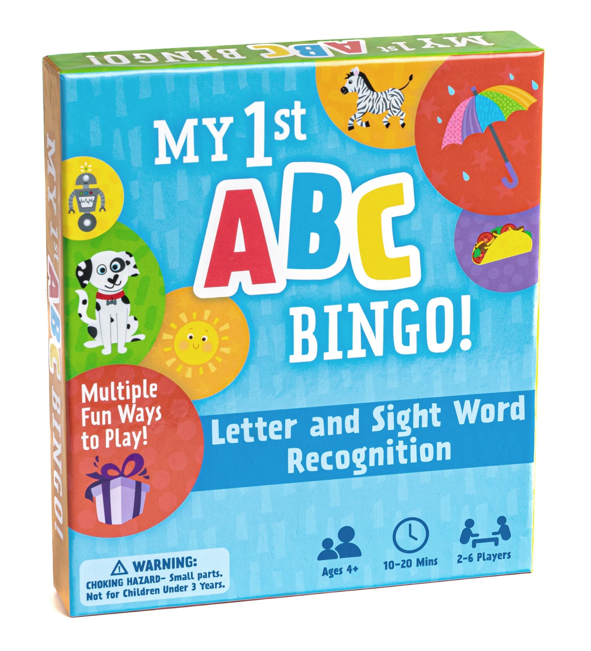 My First ABC Bingo Game: Alphabet & Sight Word Board Game for Kids Ages 4-8, Letter Recognition Phonics Learning for Preschool Kindergarten Classroom