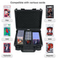 Migitec Waterproof Graded Card Storage Box Compatible with 102 Slabs, Sports Trading Card Case Fits PSA, CSG, BGS, CGC, SGC, Magnetic Cards Holder and