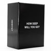 How Deep Will You Go? Card Game - 99 Deep Conversation Questions - Build Meaningful Connection - for Friends, Couples, Family, 1-1 Or in Groups