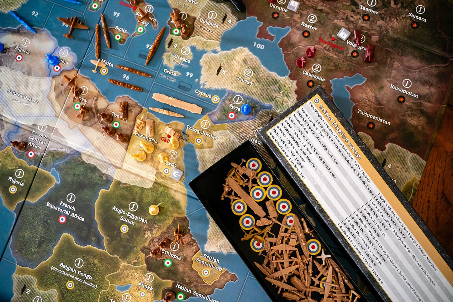 Renegade Game Studios Axis and Allies 1940 Europe WWII Strategy Board Game for 2-5 Players, 6 Hour Gameplay