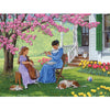 Bits and Pieces 300 Piece Puzzles for Adults - Adagio - 300 Large Pieces 18" x 24" Jigsaw Puzzles, Spring Flowers Music, No 2 Pieces Alike