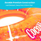 Coconut Float: Pink Grapefruit Glitter - 42" Pool Float Ring, Inflatable, Anti-Leak, Durable, Party Water Accessory