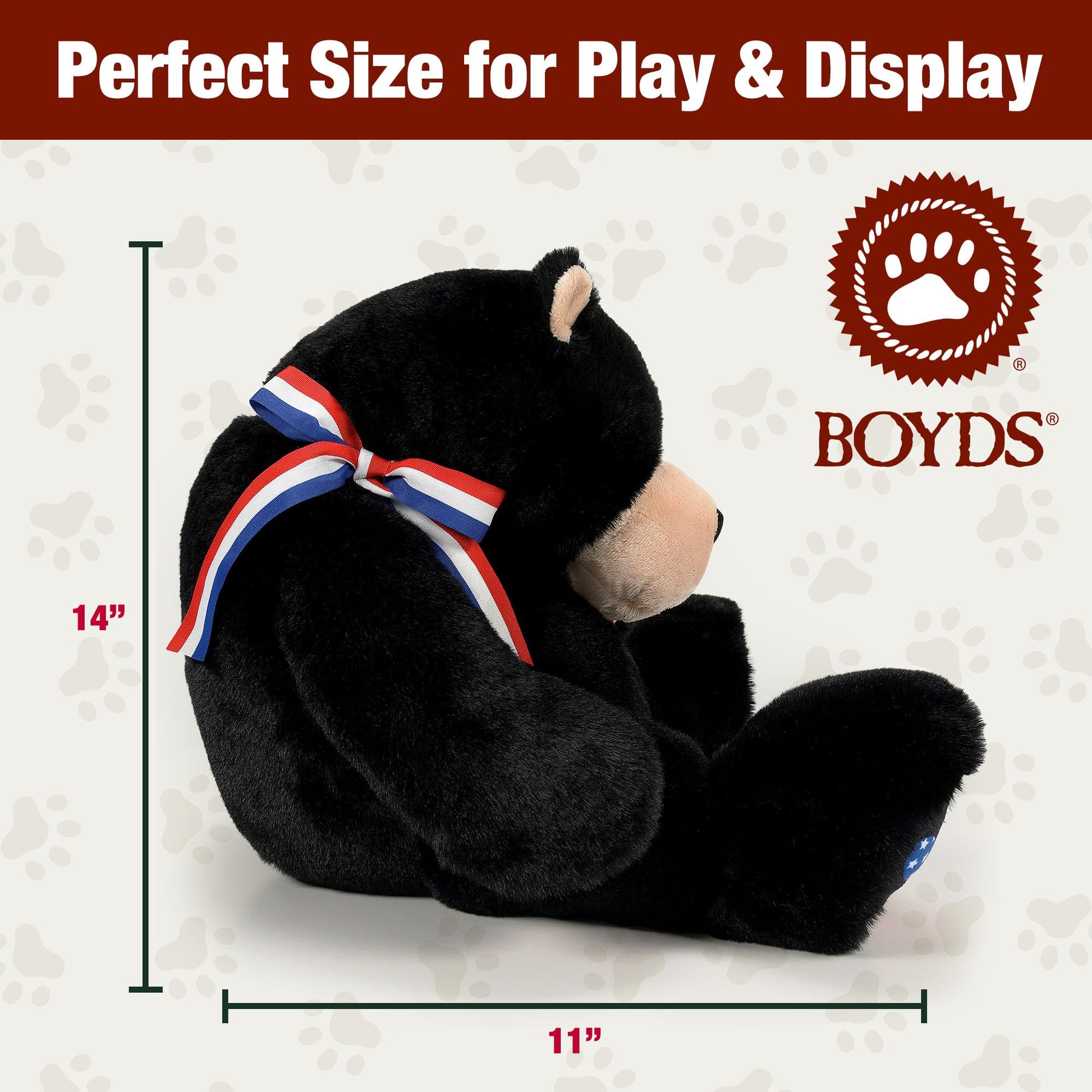 Enesco Boyds Bears 45th Anniversary Bubba Bearsevelt Plush Teddy Bear Stuffed Animals, Collectible Premium Soft Teddy Bear Plushies for Ages 1+