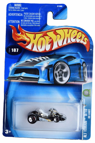 Hot Wheels Go Kart, Alt Terrain, 1:64 Scale, Orange, Kid, 3 Inches