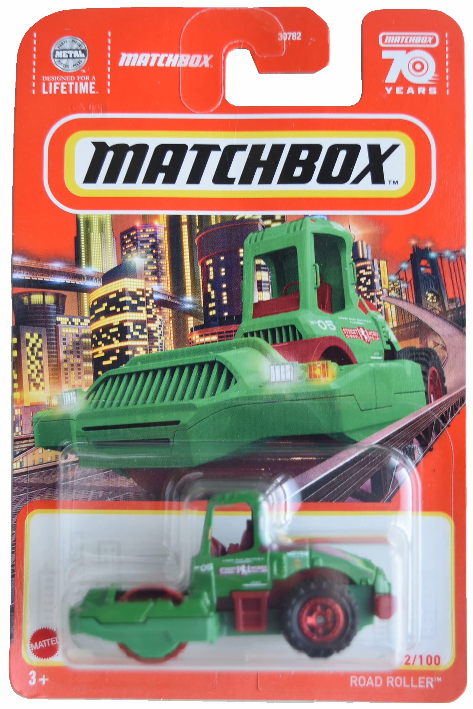Matchbox Road Roller, 70 Years 52/100