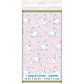 Unique Elegant White & Pink Swan Birthday Plastic Table Cover - 54" x 84" - Perfect for Kids' Parties, Baby Showers & Themed Events - 1 Pc.