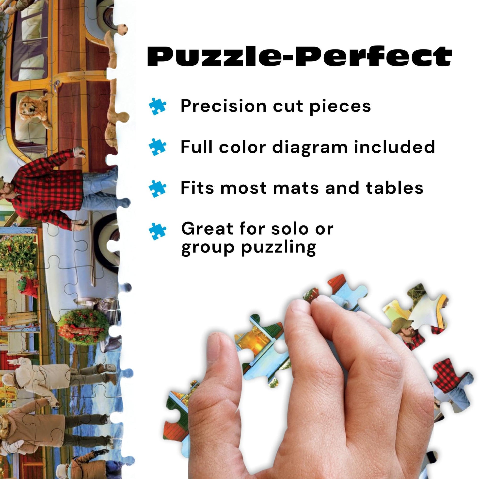 Buffalo Games - General Store at Christmas - 500 Piece Puzzle for Adults