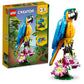LEGO Creator 3 in 1 Exotic Parrot Building Toy Set, Transforms to 3 Different Animal Figures - from Colorful Parrot, to Swimming Fish, to Cute Frog