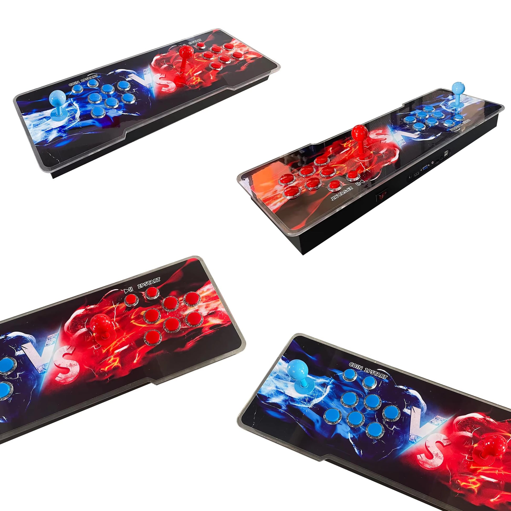 Arcade Console Retro Game Machine for PC & Projector & TV, 2-4 Players, 1280X720, 3D, Search/Hide/Save/Load/Pause Games, Favorite List (10000 Game