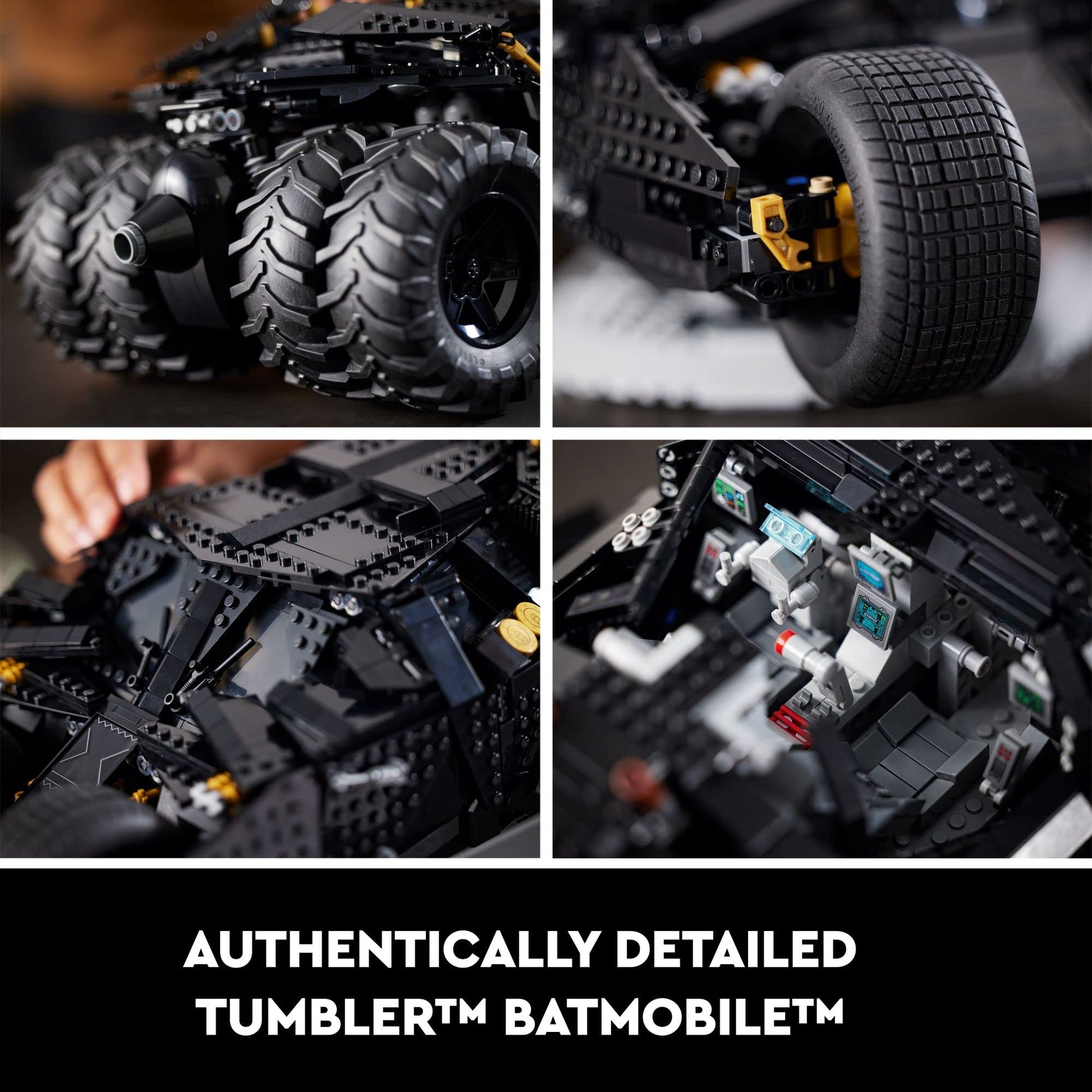 LEGO DC Batman Batmobile Tumbler, Iconic Model Car from The Dark Knight Trilogy, Building Set for Adults, Collectible Gift Idea for Build and Display,