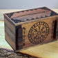 Winshare Puzzles and Games Enigma Viking Secret Puzzle Box Money & Gift Card holder in a Wood IQ lock