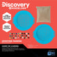 Discovery™ Gemstone Panning STEM Kit - Pan for 30 Real Gems| 2 Sifting Pans, Sand & Learning Guide| Educational Science Activity for Kids| Geology
