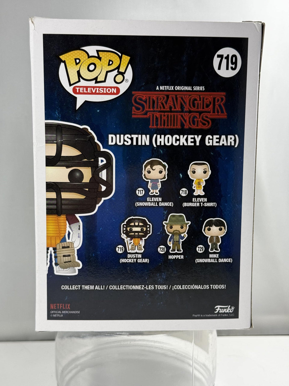 Funko Pop! Television #719 Stranger Things Dustin Hockey Gear (Hot Topic Exclusive)