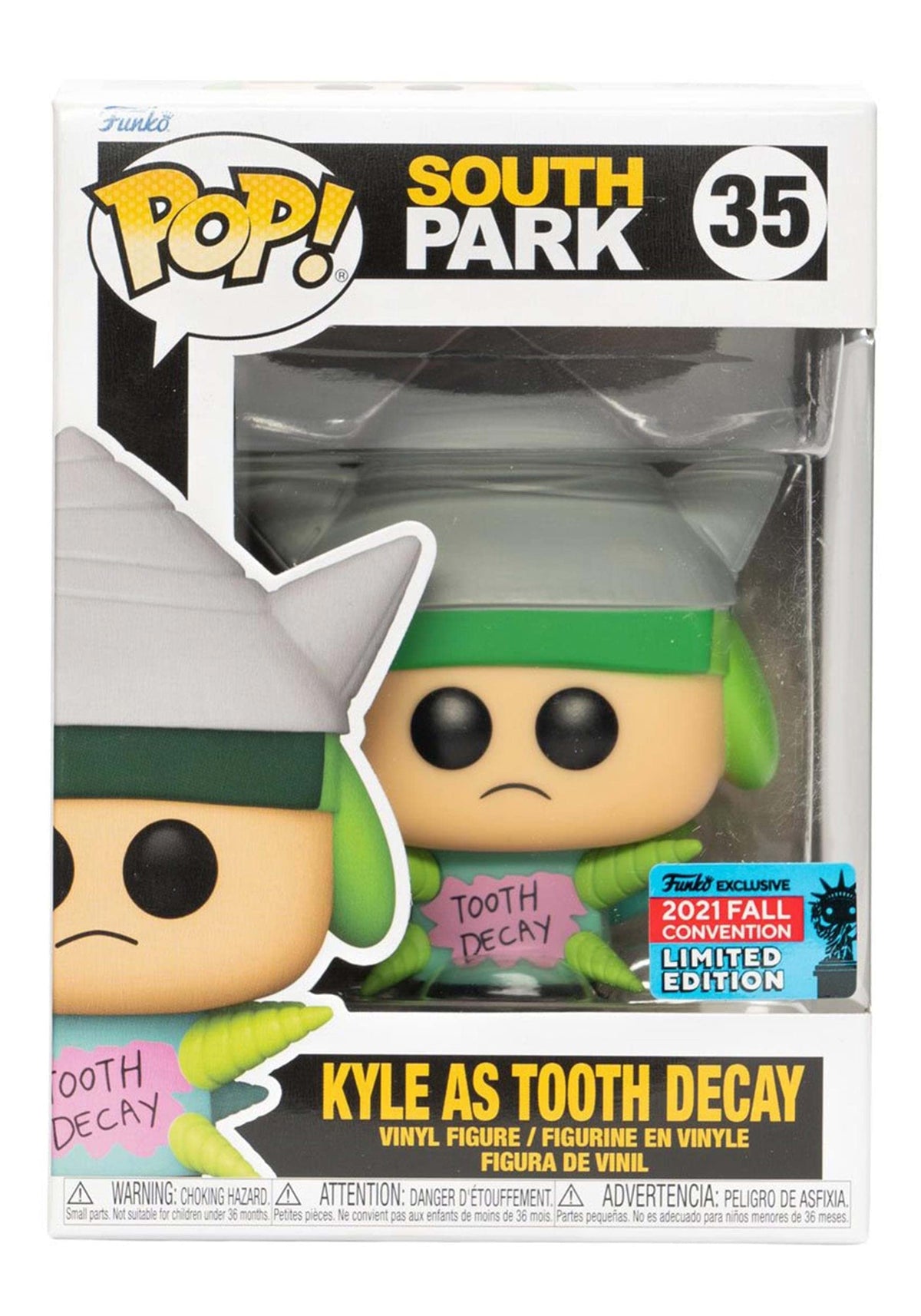 Funko POP! South Park Kyle as Tooth Decay 2021 Fall Convention Vinyl Figure (35)