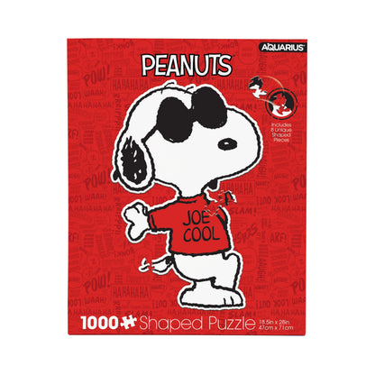AQUARIUS Peanuts Snoopy Joe Cool Uniquely Shaped 1000 Piece Jigsaw Puzzle