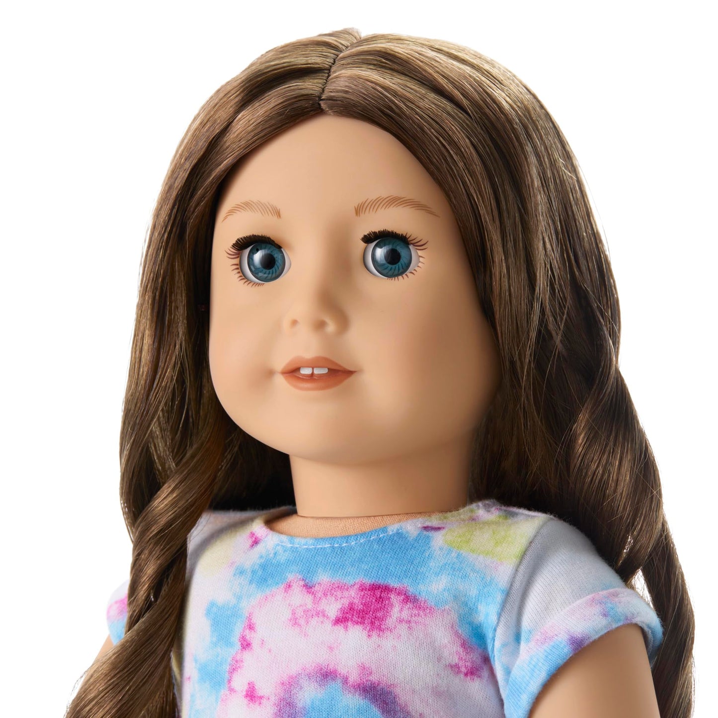 American Girl Truly Me 18-inch Doll #126 with Blue Eyes, Wavy Brown Hair, Light Skin w/Warm Olive Undertones, for Ages 6+