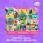 Re-marks Fresh Blooms Collage Puzzle, 1000-Piece Jigsaw Puzzle for All Ages