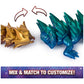 CrystaLynx Dragon 12.5-inch Articulated Figure, Blind Box Toy, Ages 8+