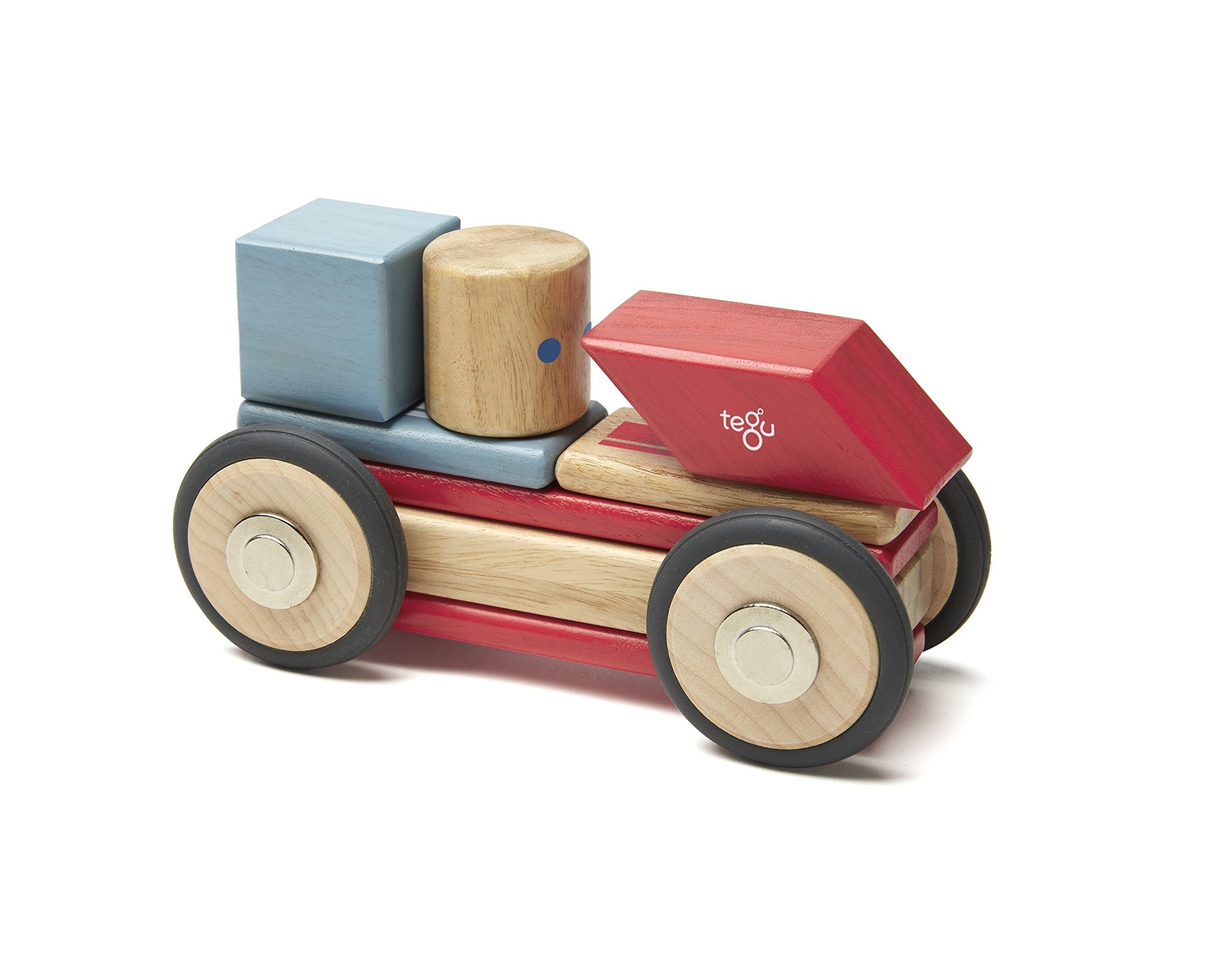 Tegu Daredevil Magnetic Wooden Block Set, 1-99 years old, 12 pieces