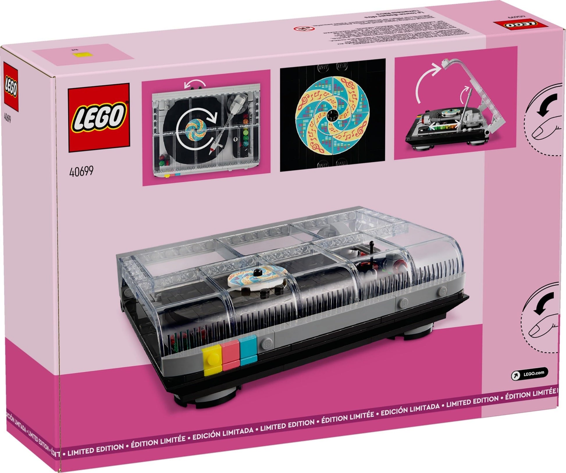 LEGO 40699 Retro Record Player 310 Piece Limited Edition Limited Edition