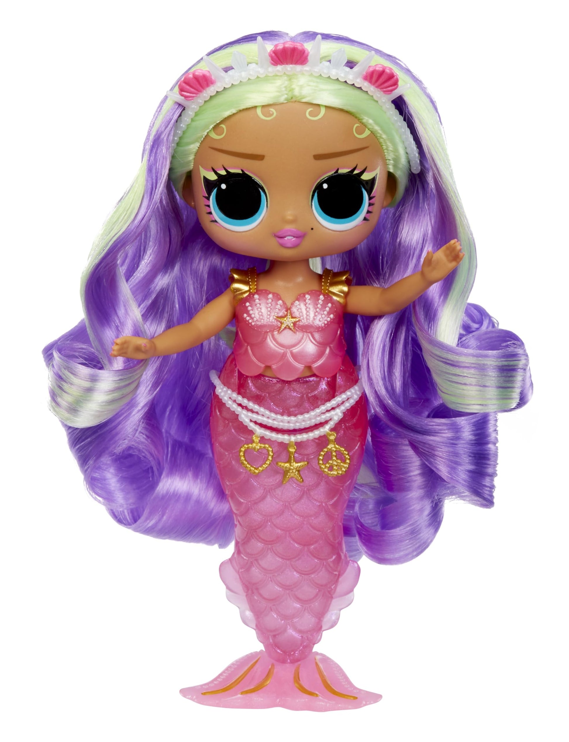 LOL Surprise Tweens Mermaid Cleo Clove Fashion Doll with Color Changing Tail, Movable Fin, and Beautiful Accessories - Toy Gift for Kids Ages 4+