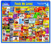 White Mountain 1000 Piece Jigsaw Puzzle Nostalgic Food, Foods We Loved