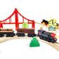 Motorized Train for Wooden Track, 3Pcs Train Toy Set for 3 4 5+Years Old Boy Girl Toddlers, Battery Powered Train Compatible with Thomas & Friends