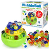 Funwares WobbleBall Marble Mountain, 3-Tier Balance Game, 40 Marbles