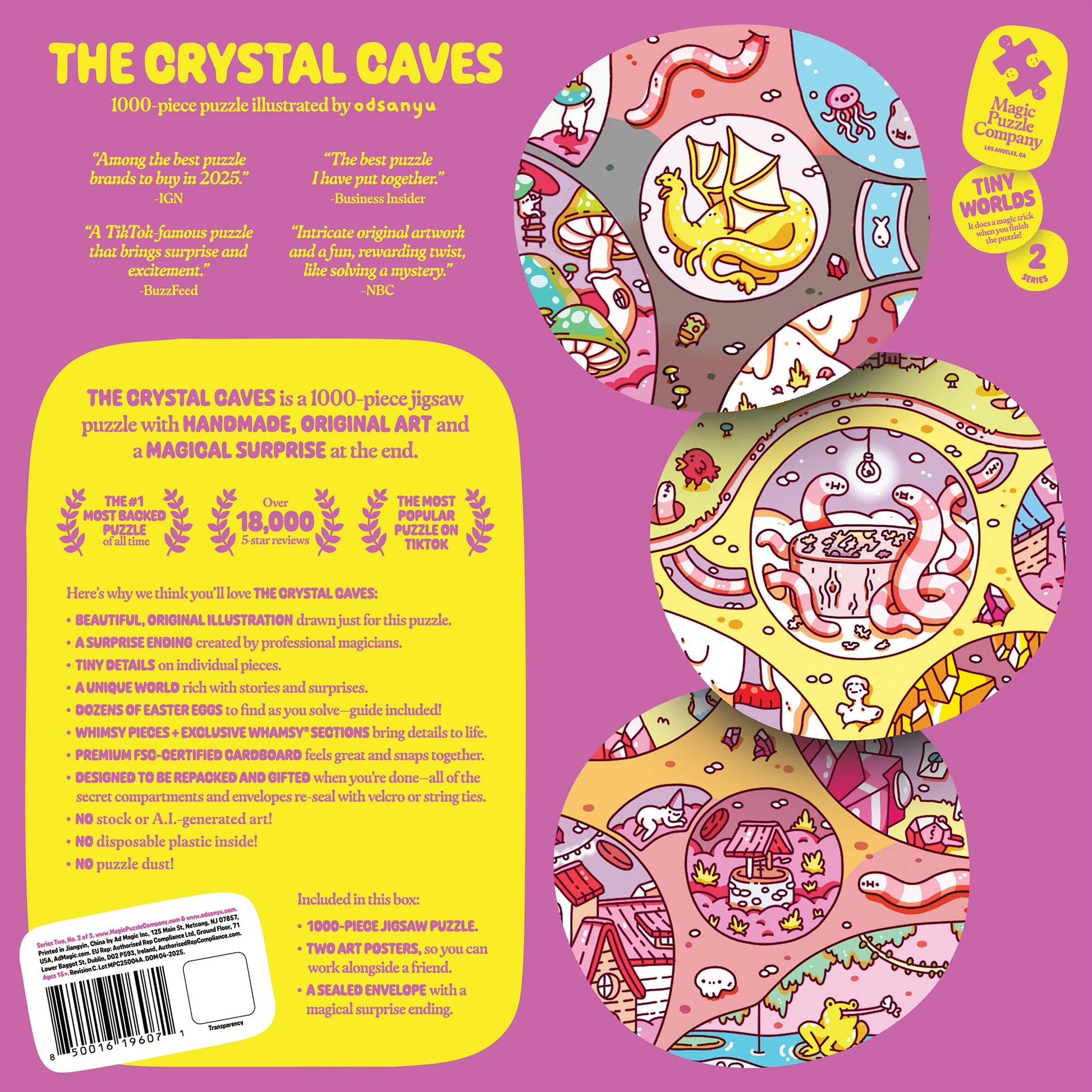 The Crystal Caves • 1000-Piece Puzzle by Magic Puzzle Company • Series 2