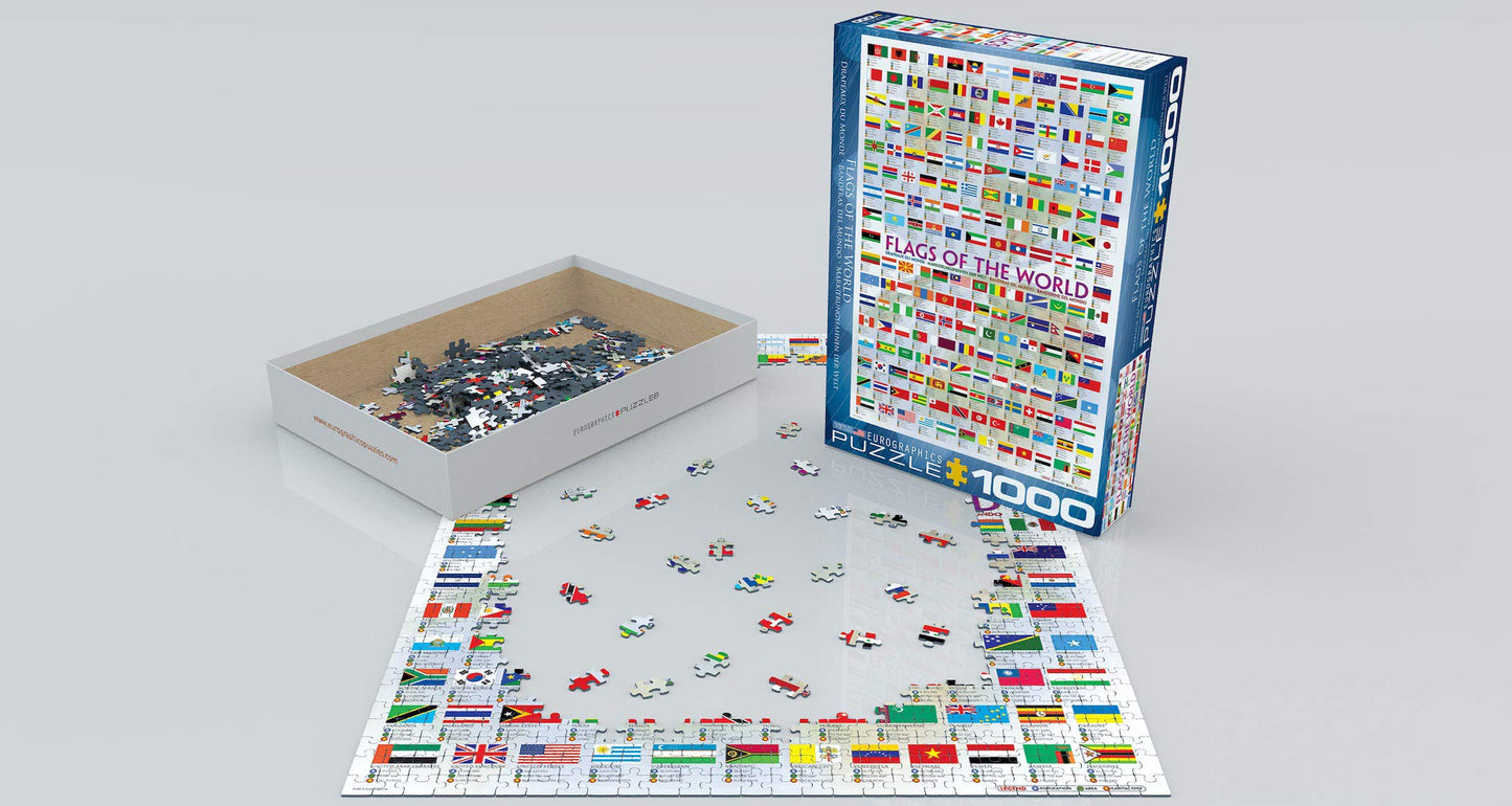 EuroGraphics Flags of The World Puzzle (1000-Piece) (6000-0128)