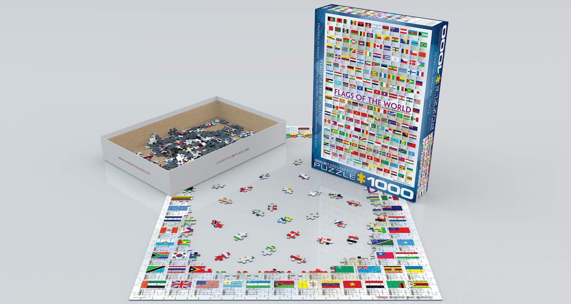 EuroGraphics Flags of The World Puzzle (1000-Piece) (6000-0128)