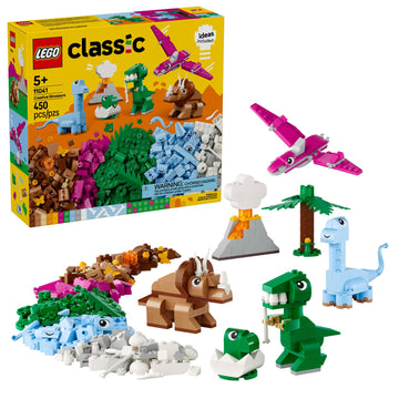 LEGO Classic Creative Dinosaurs Toy - Building Blocks for Kids, Boys and Girls, Ages 5+ - Learning and Educational Toy for Preschool - Gift Idea