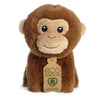 Aurora® Responsibly Made Eco Nation™ Mini Monkey Stuffed Animal - Ideal for Playtime Adventures - Perfect for Birthdays or Just Because - Brown 5