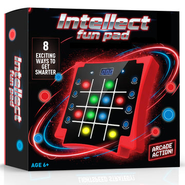 Electronic Light-Up Activity Pad for Kids Ages 6-12+ | 8-in-1 Handheld Game | Brain & Memory Games | Great Gift Ideas for Boys and Girls. Focus